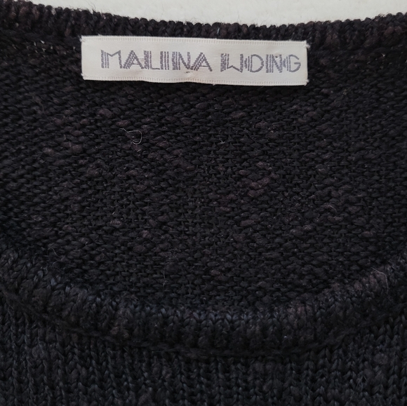 Malina Wong Vintage Angora Viscose Abstract Pullover Sweater Ladies EUC - Picture 2 of 11